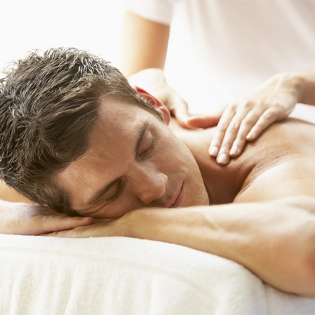 Chiropractic Erie CO Man Receiving Massage